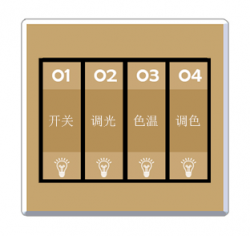 智能照明开关面板