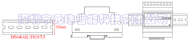 DALI网关控制器安装